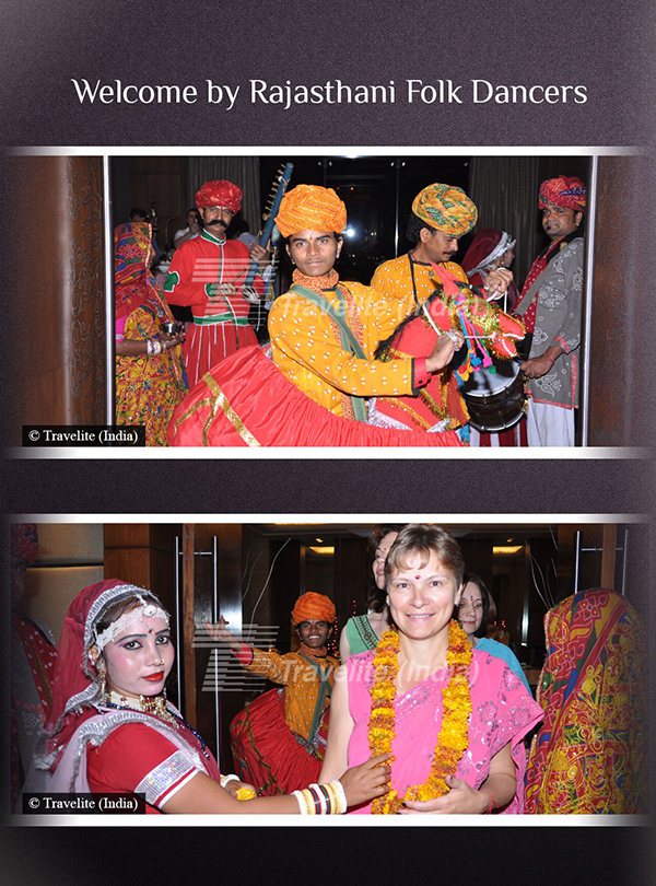 Welcome by Rajasthani Folk dancers